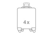 4-Rollen Koffer